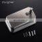 Wall mounted bathroom hotel 304 stainless steel manual liquid hand bottle metal shampoo soap pump dispenser manual 500ml 1000ml