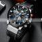 CURREN 8346 Популярный мужской кварцевый wristwatch с автоматическим датой, genuine leather, подходящий в подарок