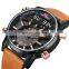 KAT-Wach 1819 Men Digital+Quartz Watch Waterproof 50M Male Luxury Brand Leather Military Multifunction Watch