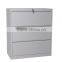 (DL-L3)Flat Package White Lateral File 3 Drawer Cabinet Home Office Filing Storage Metal Furniture