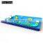 Outdoor Commercial Rectangular Swimming Pool Steel Metal Frame Swimming Pool Water Game