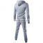 New Style Customized Design Wholesales Price Relaxed Running Zipper Track Suit Hood Gym Tracksuit for Men