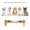 Single 2 triple custom ergonomic pet elevated ice ceramic cat paw print dog supply food water bowl xxl for cats and dogs