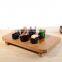 Japanese type wooden sushi plate sushi tray for sale