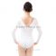 Hot Sale Long Sleeve Ballet Leotard V Front and Back Long Sleeve Dance Leotard Graceful Gymnastics Leotard 2016