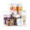 Airtight Food Storage Containers with Lids 7 Plastic Kitchen Canisters for Pantry Organization and Storage Container Dispenser