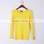 Fashion designhand knit sweater round collar sweater for girls