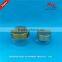 hot sale transparent color glass jar for cosmetic, empty cream jar with aluminum cap