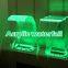 Square Shape Waterfall Colorful LED Light Water Descent Outdoor Decoration Fountain for Swimming Pool