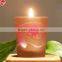pouplar clear blue pearl glass candle containers for candle making wholesale christmas decorations
