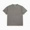 Plain white basic unisex Tees enzyme washed 320GSM heavy weight round neck single jersey T-shirts customize printing embroidery