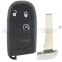 FCC M3N-40821302 Smart key 4 button with 4A chip 433mhz included SIP22 key blade for 2015-2017 Jeep Renegade M3N40821302