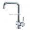 Single Handle Brass Kitchen Faucet Single Hole Long Neck/Deck Mounted Chrome Faucet