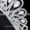 Beautiful bridal wedding hair crown rhinestone hair accessories bridal tiara.