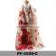 Yiwu Women's Abstract Rose Print Voile Scarf Spring Summer Shwal Wrap