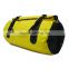 yellow waterproof folding travel duffel bag