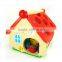10 Hole Baby Wooden House Toys for Shape Sorter and Maths Learning                        
                                                Quality Choice