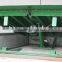 Stationary hydraulic dock ramp