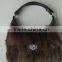 Black Fashion Women Fox Fur Handbag Shoulder Bag