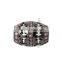 Pave Diamond Beads Finding Jewelry,92.5 Sterling Silver Beads, Diamond Whit Pave Setting Beads Finding Jewelry