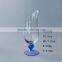 Tulip shaped ball stem colored base bottom clear transparent drinking beer glass