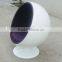 2015 comfortable fiberglass ball chair