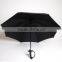 Chinese black color samurai sword umbrella with samurai style handle