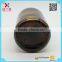 300ml wide-mouth glass amber bottle medical pill bottles with black lid