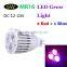 MR16 6W LED Plant Grow Light Hydroponic Lamp Bulb 2 Red +1 Blue for Indoor Flower Plants Growth Vegetable Greenhouse DC12-24V