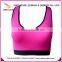 OEM Service Custom Sublimation Seamless Yogawear Hollow-out Back Fitness Running Ladies Sports Bra