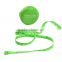 Branded Your Logo Wedding Favors 150cm 60inch Sewing Rulers Retractable Fiberglass Green Measuring Tape with Button