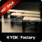 KYOK 13 years manufacturer PVC packing single curtain rod set,window decorative curtain rod and finials wholesale