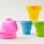 China Supplier Hot Selling High Quality Heat Resistance Folding Silicone Cup
