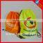 Eco-friendly tesco leather drawstring bucket bag
