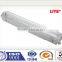 125lm/w IP65 IK10 tri-proof led light, len lienar low bay. germany PC material with high efficacy