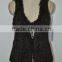 Women Fashion Knitted Real Rabbit Fur Vest LK16F005