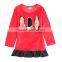 (F6755) 18m-6y Nova Baby Girls Beautiful Frocks Beaded Antumn Dress