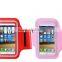 Waterproof sports style phone armband colorful running armband for iphone/samsung/blackberry/Htc