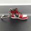 3d custom shoes shaped keychain, Customized shoes shaped keychain, OEM shoes shaped keychain
