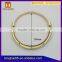 Shiny Metal Big circle leather bag handle for sale