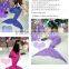 Hot Sales Knitted Mermaid Tail Blankets