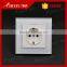 Good quality euro usb wall socket usb wall plug thin wall socket made in China