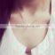 Women Charm Pearl Choker Chunky Statement Bib Necklace Jewelry Chain Pendant New