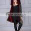 Fashion Olive Green Korean Style Women Zipper Fur Hooded Coat Jacket