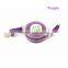 1 Year Warranty Logo Custom Retractable USB Cable