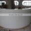 TW solid surface semi circle reception desk high gloss white