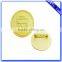 Factory made polished matte zinc alloy custom gold badge