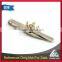 New design high grade fashion plating gold men tie clips