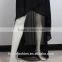 latest skirt design pictures wholesale clothing front open sexy black chiffon maxi skirt