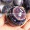 natrual rock deep purple color fluorite quartz crystal balls